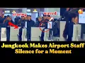 Lagu Airport staff fell in love when Jungkook waved to her