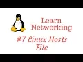 Linux Hosts File Explained