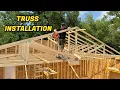How To Install Roof Trusses Cabin Project