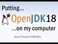 1 1 Installing Java OpenJDK 18 and JGrasp in Windows 11 and running HelloWorld