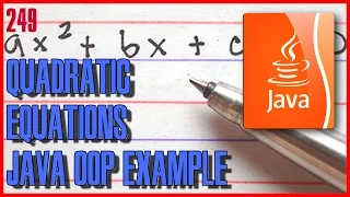 Quadratic Equations with JAVA - OOP example