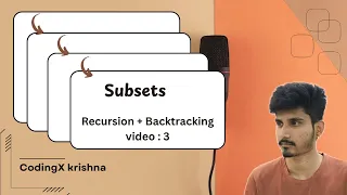 78 Subsets leetcode 78 Generate All Subsets using Recursion Backtracking 2 n Subsets