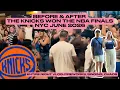 The Knicks Win The Finals - Live Footage from NYC