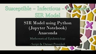 SIR Model in Mathematical Epidemiology using Python and Google Sheet Beta Gamma