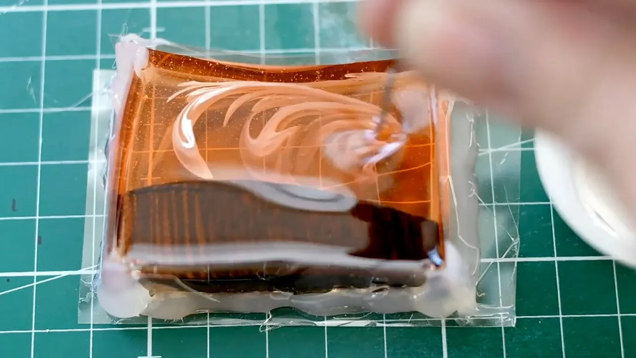 Amazing Resin Craft | Epoxy Resin Wenge Wood Drop Necklace | Jewelry | Resin Art