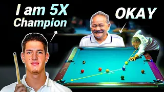 Download Young PLAYER Thinks He Can OUTMATCH the 62-Year Old EFREN REYES MP3