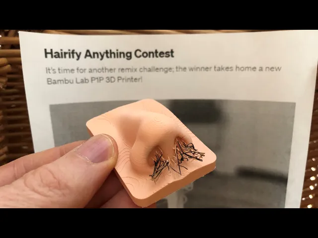 Hairy Nose Fridge Magnet – A Hairify Remix! video thumbnail