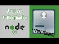 How to add user authentication JSON web token Backend