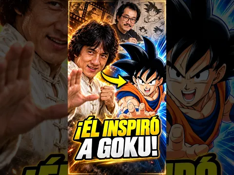 TORIYAMA 🎬 ¿Sabías que su pasión por JACKIE CHAN ayudó a crear Dragon Ball? #shorts #goku #dbs