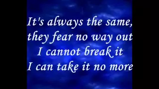 Within Temptation - Blue Eyes (lyrics)