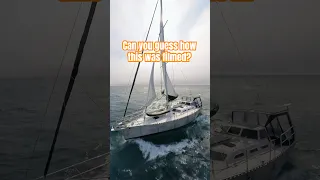 Can you guess how this was filmed?  🤗 #sailing #offshore #sailboat
