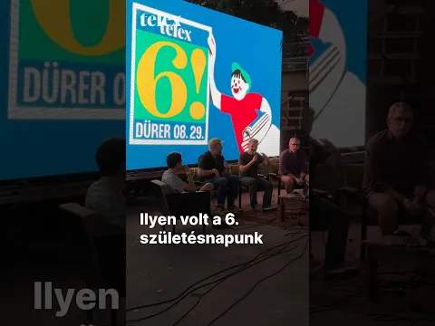 Köszi, hogy velünk voltatok a Telex 6. szülinapján a Dürer Kertben! Köszi mindenkinek, aki ott volt!