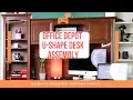 Realspace Broadstreet Contoured U-Shaped Desk Assembly timelapse