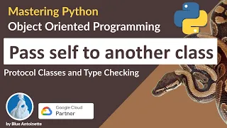 Python - Pass self to another class Protocol Classes and Type Checking OOP