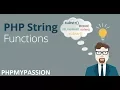 PHP Tutorial Part-5 PHP String Functions PhpMyPassion