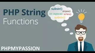 PHP Tutorial Part-5 PHP String Functions PhpMyPassion