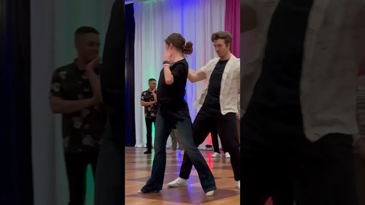 The attitude to the dip 😍 #westcoastswing #dancers #improv #competition