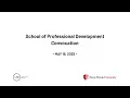 Stony Brook University School of Professional Development 2025 Convocation