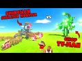 Download Lagu NEW UNITS - MULTI HEAD SKELETON BOT vs AI TV-MAN with ROCKETS in Animal Revolt Battle SHINCHAN CHOP