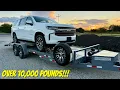I Bought a Heavy Duty Tilt Car Hauler and Overloaded it BCL Fabrications