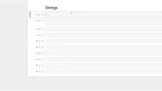 6 Strings - Python for Data Science Machine Learning Deep Learning