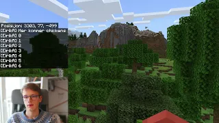 Minecraft Python Tutorials - Chicken Rain
