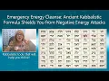 Purifying contaminated energies with the Kabbalistic 72 Names of God teaching guided meditation