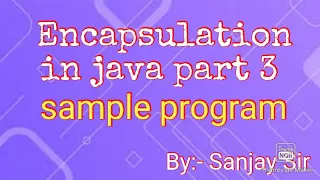 Encapsulation classes and object multiple object isc icse class 10 11 12