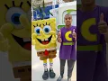 Meeting SpongeBob and Patrick at Nickelodeon Universe American Dream Mall NJ 2025