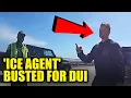 ICE Agent Busted for DUI Racially Profiles Cop Cries Over Being Separated From Family