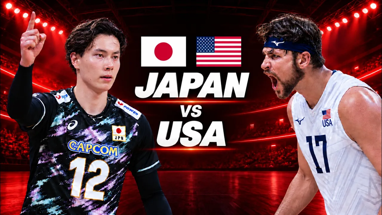 Japan vs USA Epic Volleyball Battle Highlights