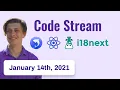 i18n Work on React Native App VOD