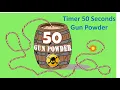 Timer 50 seconds - Gunpowder with music