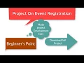 Download Java project on Event Registration