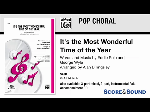 Download MP3 It's the Most Wonderful Time of the Year, arr. Alan Billingsley – Score \u0026 Sound