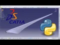 Automatic wind turbine blade generation in CATIA using Python PyCATIA