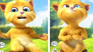 Talking Ginger Eating