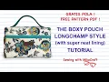 Download Lagu The Boxy Pouch Longchamp style DIY with super neat lining - Tutorial Menjahit Pouch dengan inner.