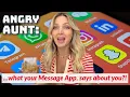 Download Lagu ANGRY AUNT... WHAT YOUR MESSAGE APP SAYS ABOUT YOU!