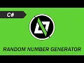 C random number generator Visual Studio
