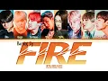 KARAOKE BTS FIRE 8 members ver Color Coded You as a member