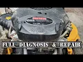 Kohler Elite 7000 Riding Mower Engine Won t Start Dies After Starting - No Power Surges Runs Rough