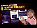 Mobile Navigation Menu 10 HTML CSS JAVASCRIPT Practice Projects for Beginners HINDI