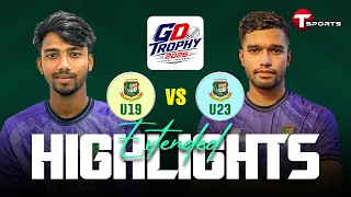 EXTENDED HIGHLIGHTS | Bangladesh U19 vs Bangladesh U23 | 2nd OD Match | Game Development Trophy