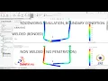 SOLIDWORKS SIMULATION SHEET METAL PLATE WELDED BONDED VS NON WELDED NO PENETRATION