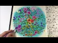 Step By Step Coloring SECRET GARDEN FLOWERS COLORING Chris Cheng