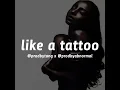 Lagu like a tattoo club remix (prodbyabnormal x prodbytang)