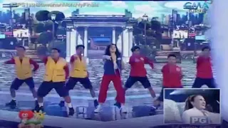 kyline alcantara nakipagsabayan sa bh new version dance group sunday pinasaya