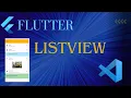 Flutter ListView Different types of listView Static Dynamic Interactive List Views