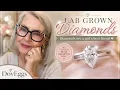 LAB GROWN DIAMOND RING My Beautiful Custom Pear Diamond DovEggs
